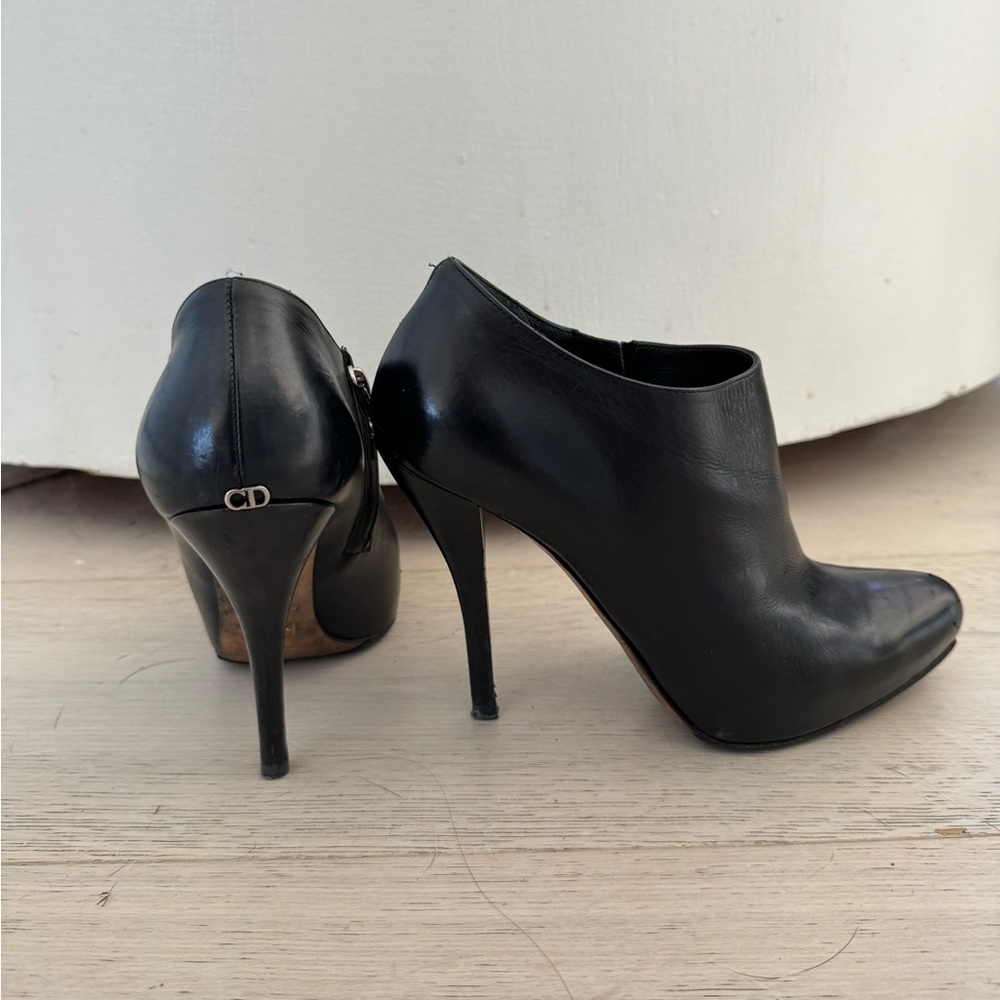 Dior high heel ankle booties